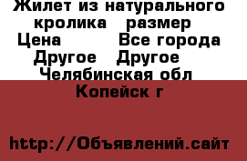 Жилет из натурального кролика,44размер › Цена ­ 500 - Все города Другое » Другое   . Челябинская обл.,Копейск г.